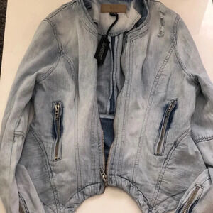 . NEW! BLANK NYC jean jacket sz M